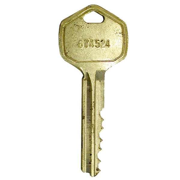 6-Pin Keyblank, G Keyway, Embossed Logo Only, PK50
